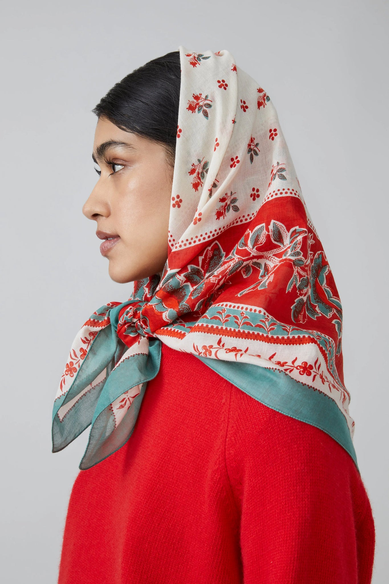 Moismont 100% Cotton Scarf 796 Poppy