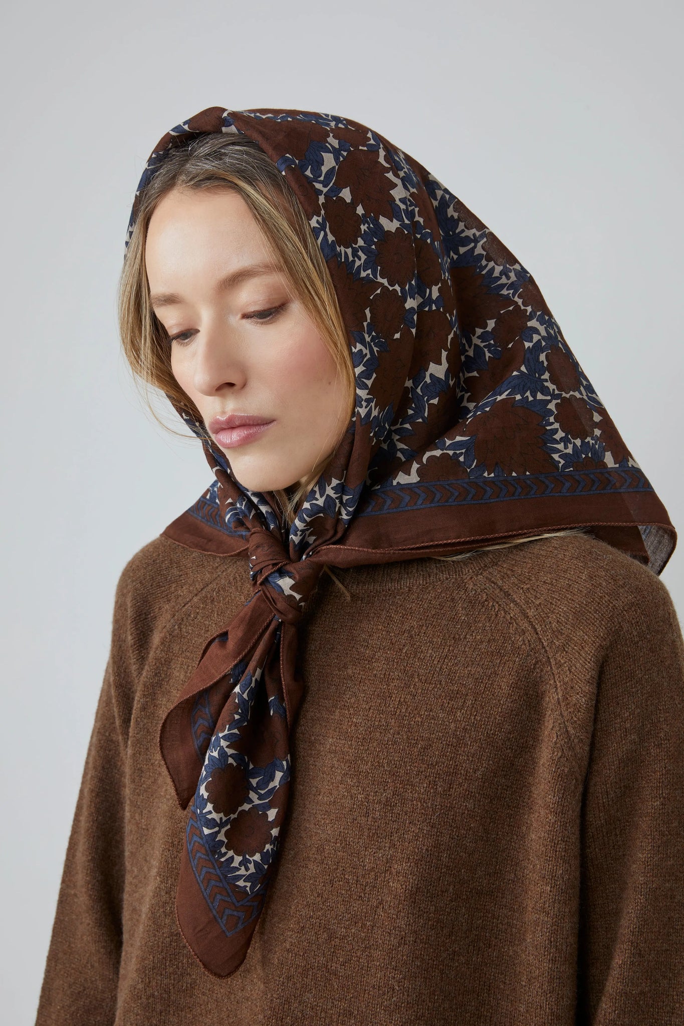 Moismont 100% Cotton Scarf 680 Coffee