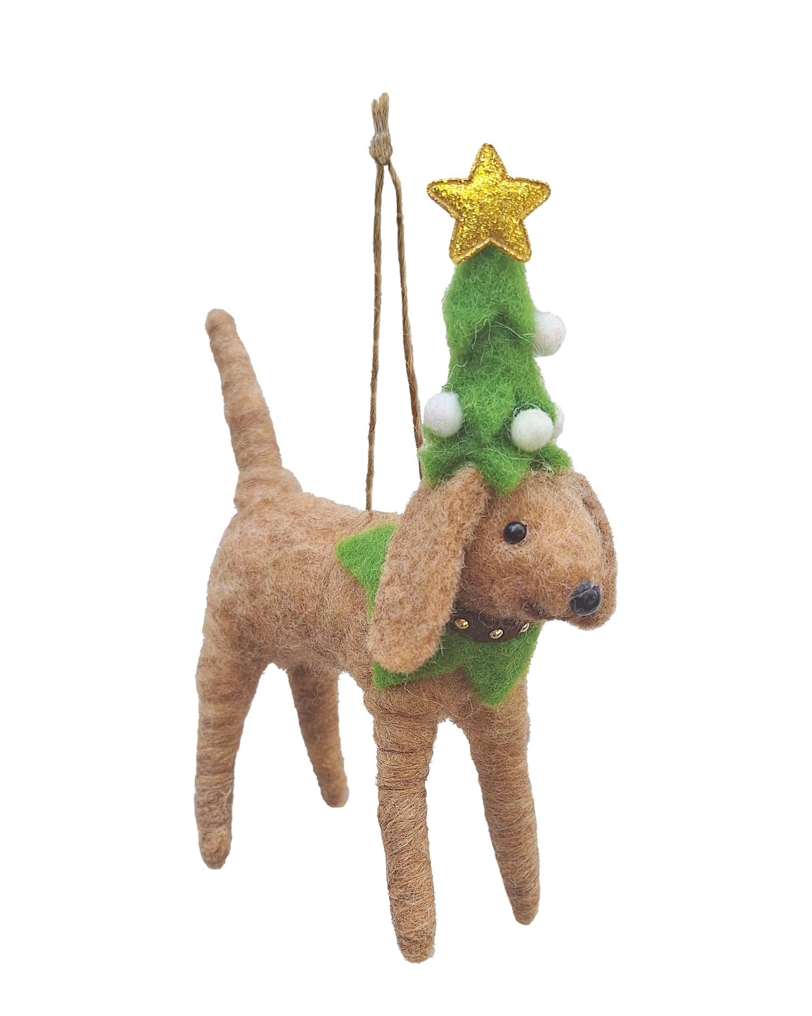 Christmas Decoration Felt Xmas Dog