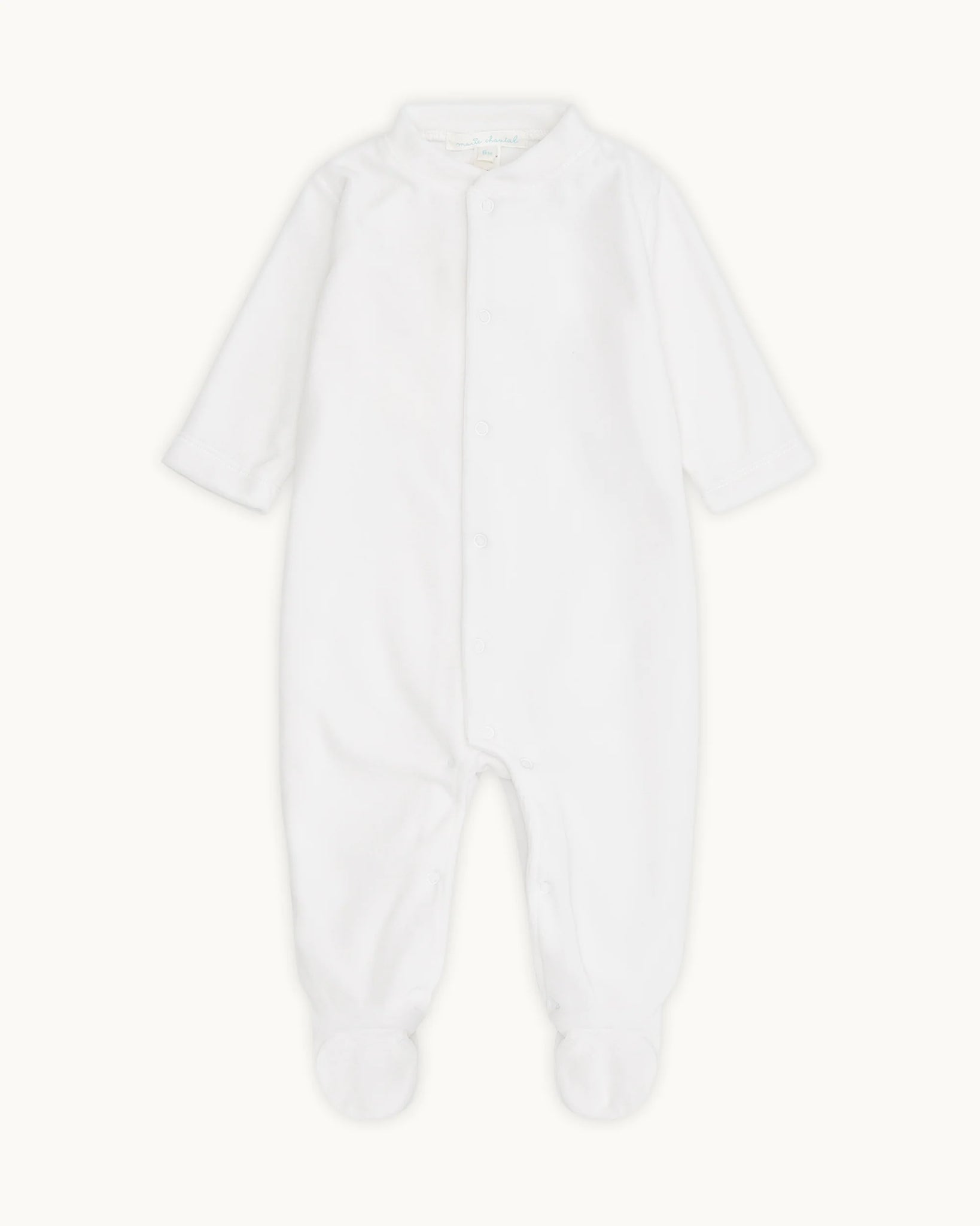 Marie Chantal Pointelle Angel Wing Sleepsuit White 6mths