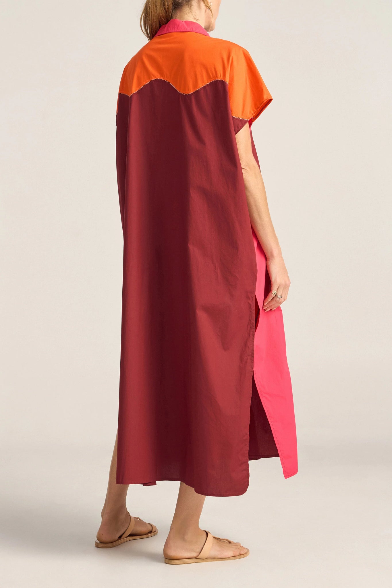 Ilio Nema Attica Shirtdress Pink & Red