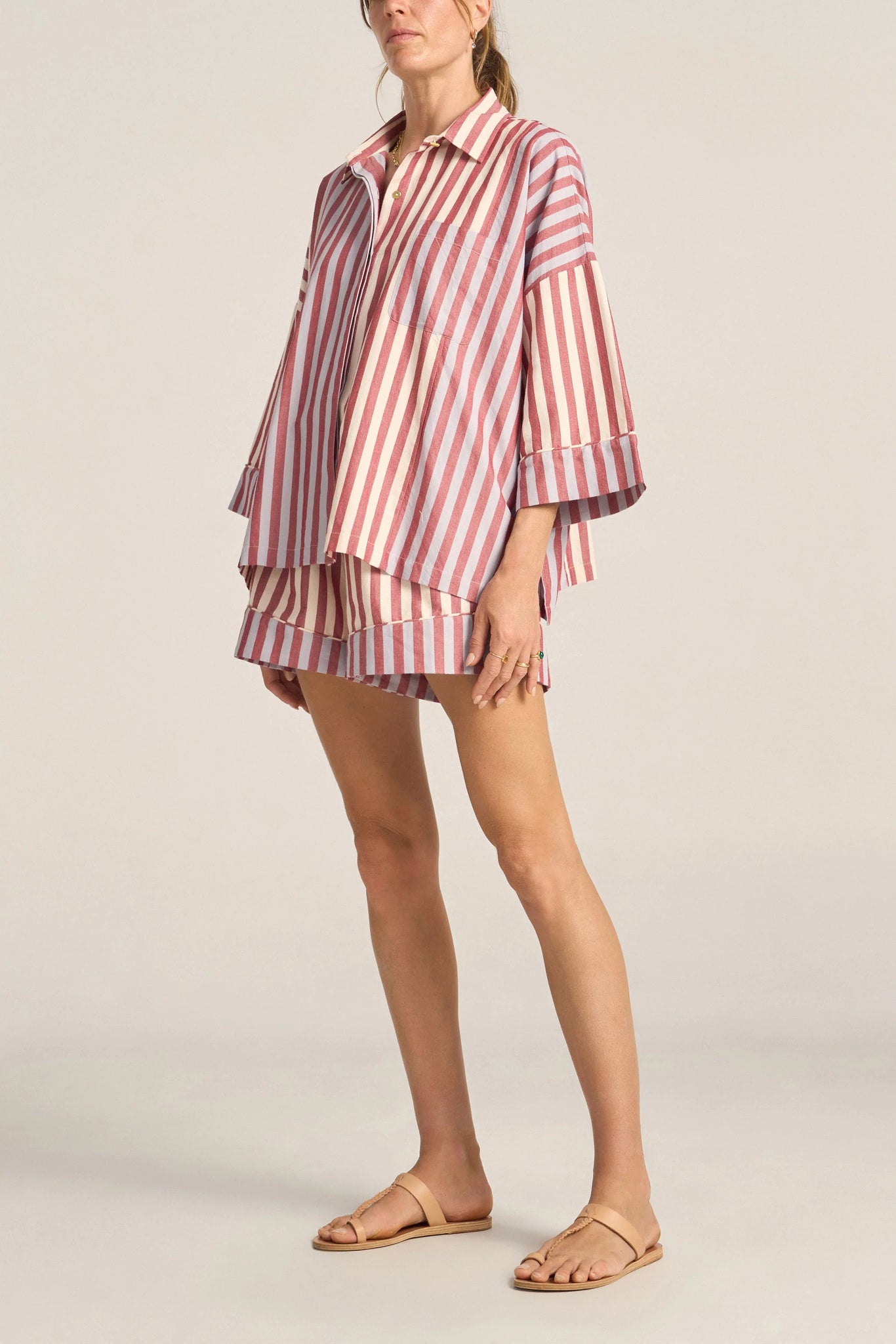Ilio Nema Halcyon Oia Stripe Shirt