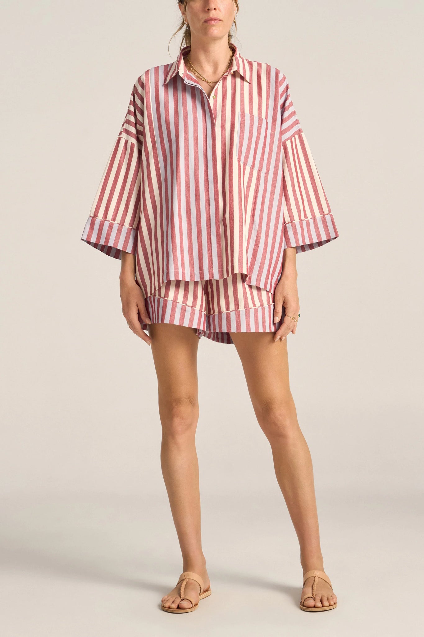 Ilio Nema Halcyon Oia Stripe Shirt