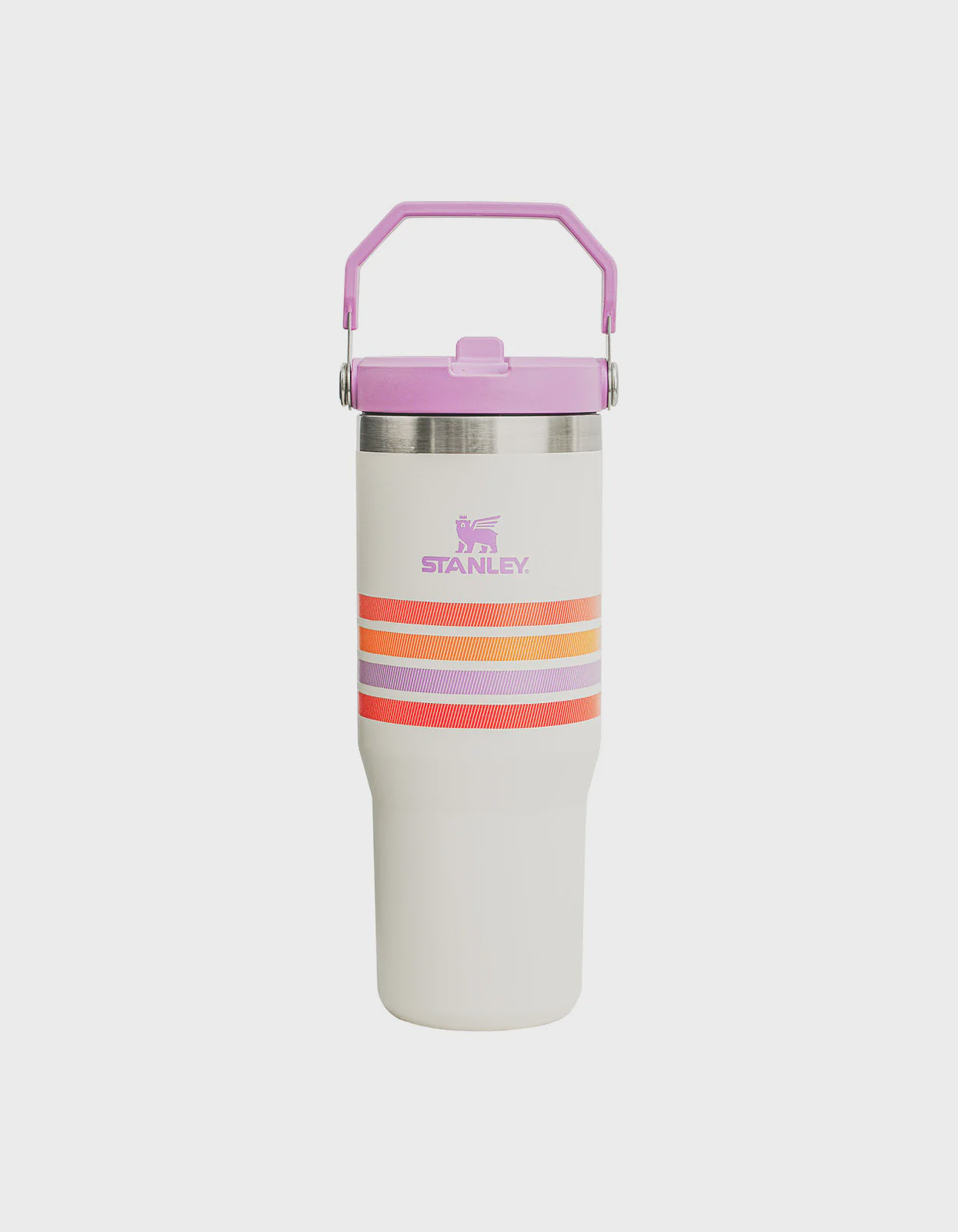 Stanley Varsity Iceflow Flip Straw Tumbler 30oz 887ml Lilac Stripe