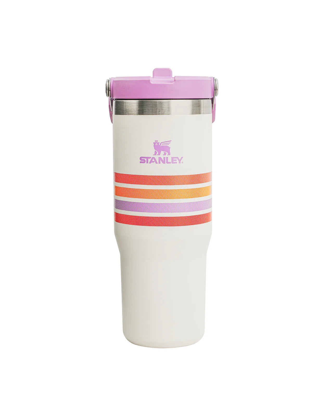 Stanley Varsity Iceflow Flip Straw Tumbler 30oz 887ml Lilac Stripe