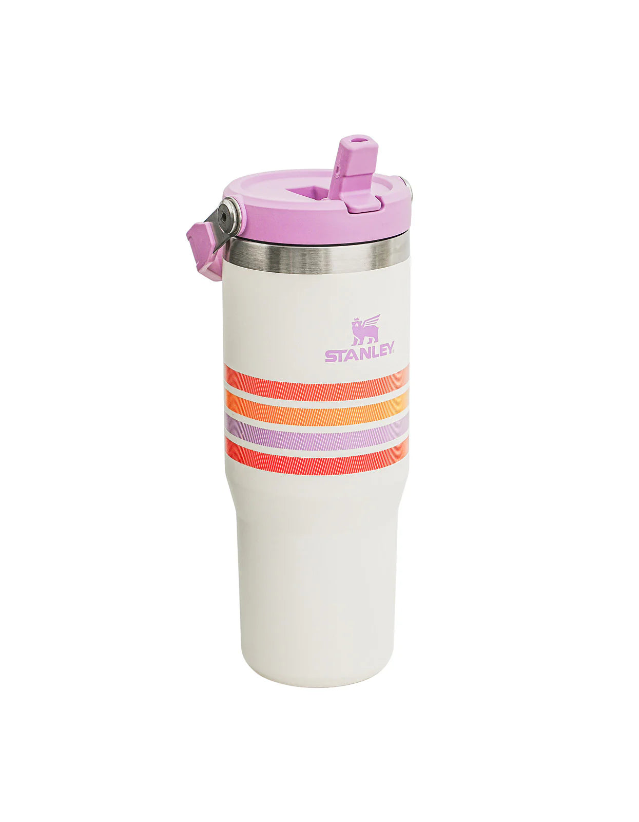 Stanley Varsity Iceflow Flip Straw Tumbler 30oz 887ml Lilac Stripe