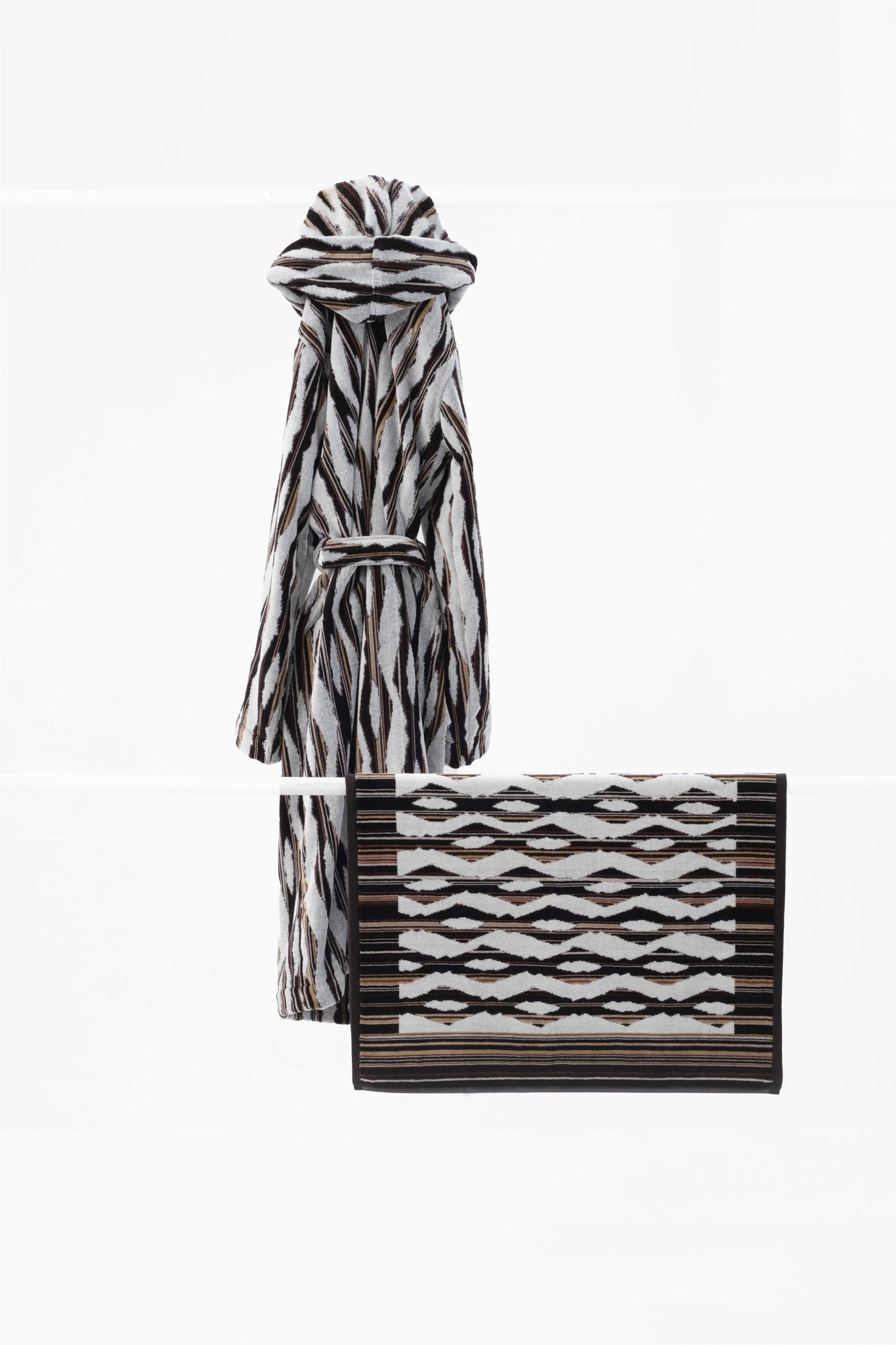 Innate Bath Mat Dark Ripple 60x90cm