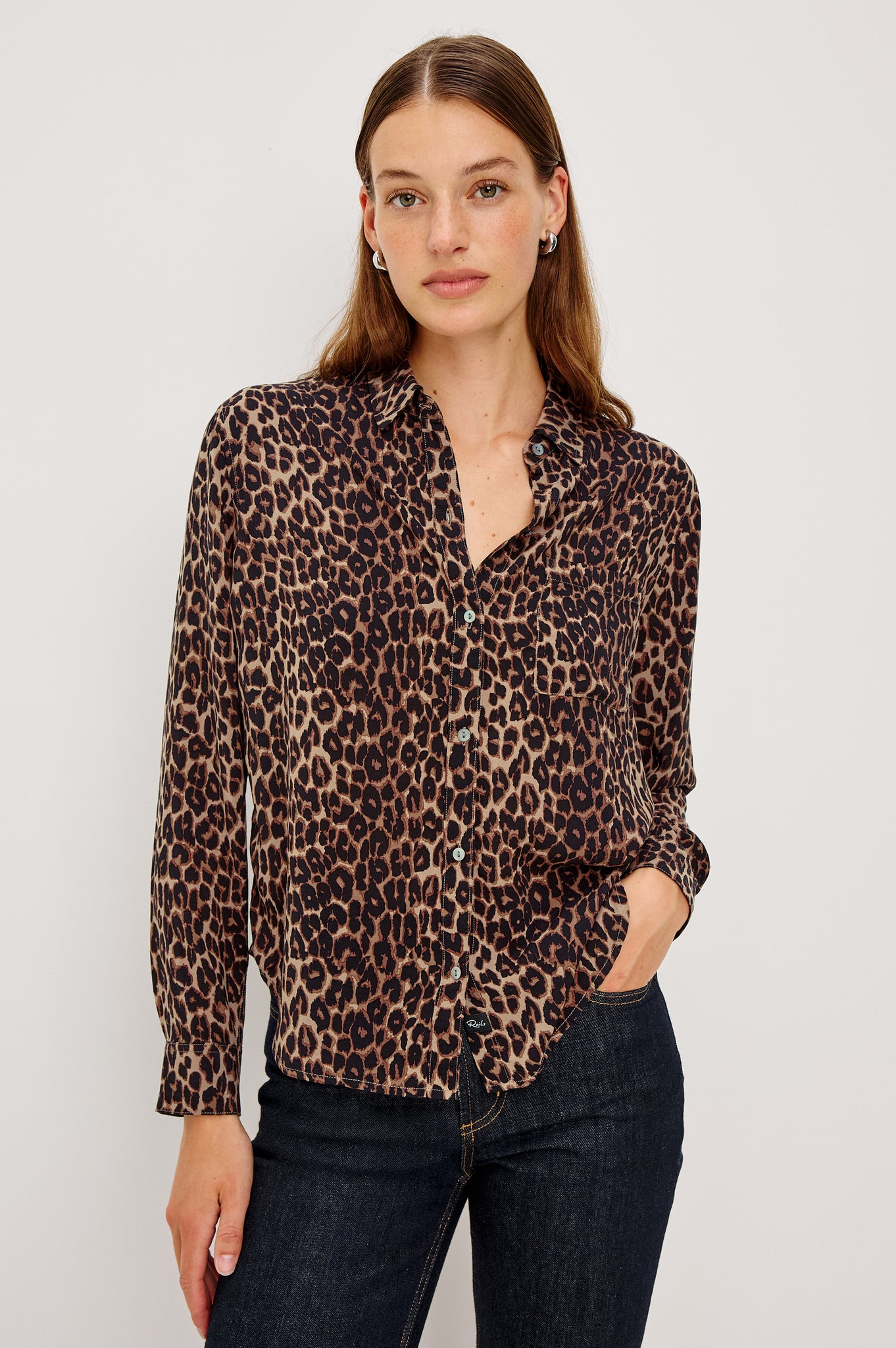 Rails Josephine Animal Print Shirt