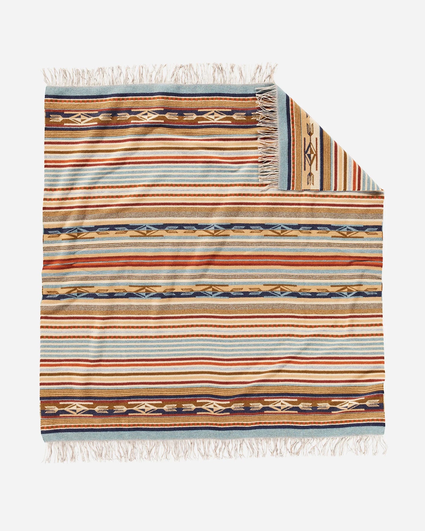 Pendleton Jacquard Fringed Throw Harvest