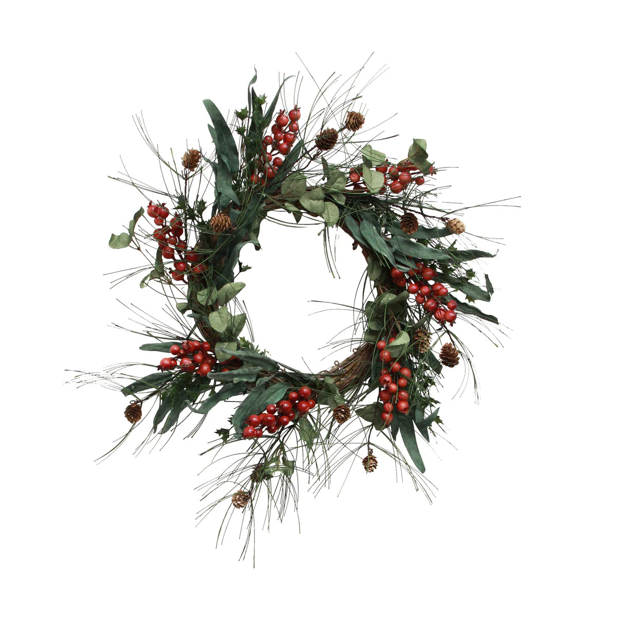 Foraged Red Berry Wreath Small