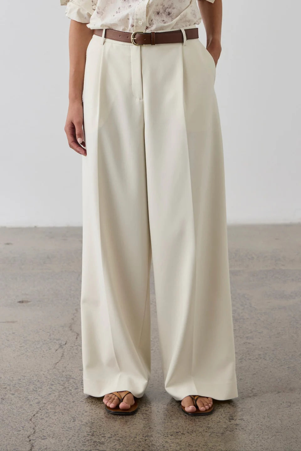 Laing Simone Pant Ecru