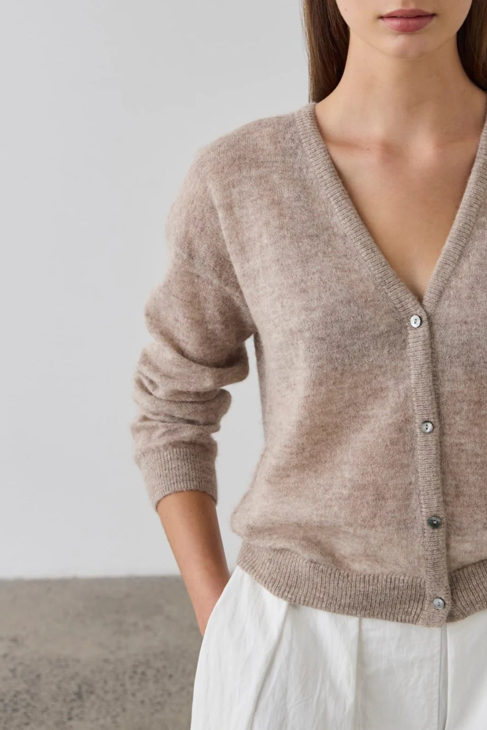 Laing Fine Alpaca Cardigan Hazel