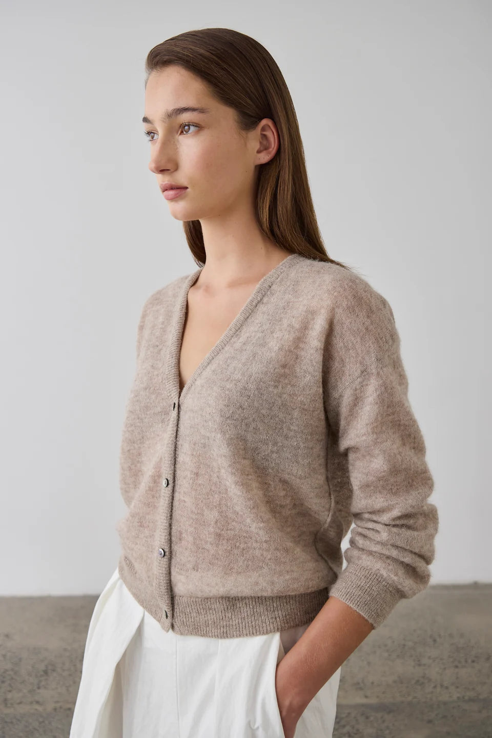 Laing Fine Alpaca Cardigan Hazel