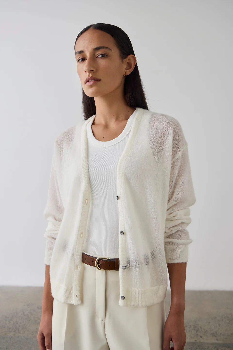 Laing Cotton Tank Ecru