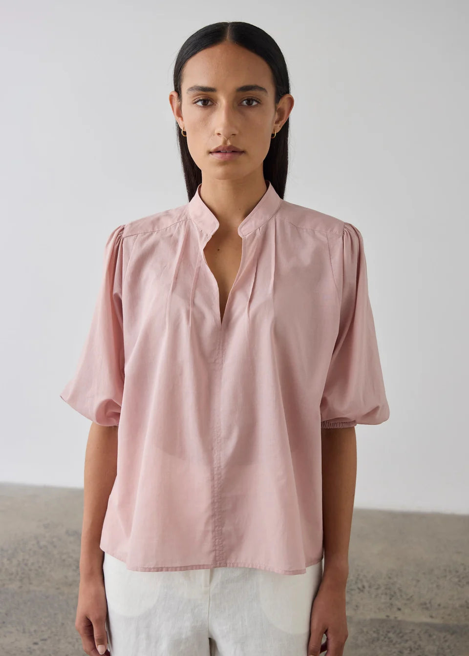 Laing Maddie Cotton Blouse - Antique Rose