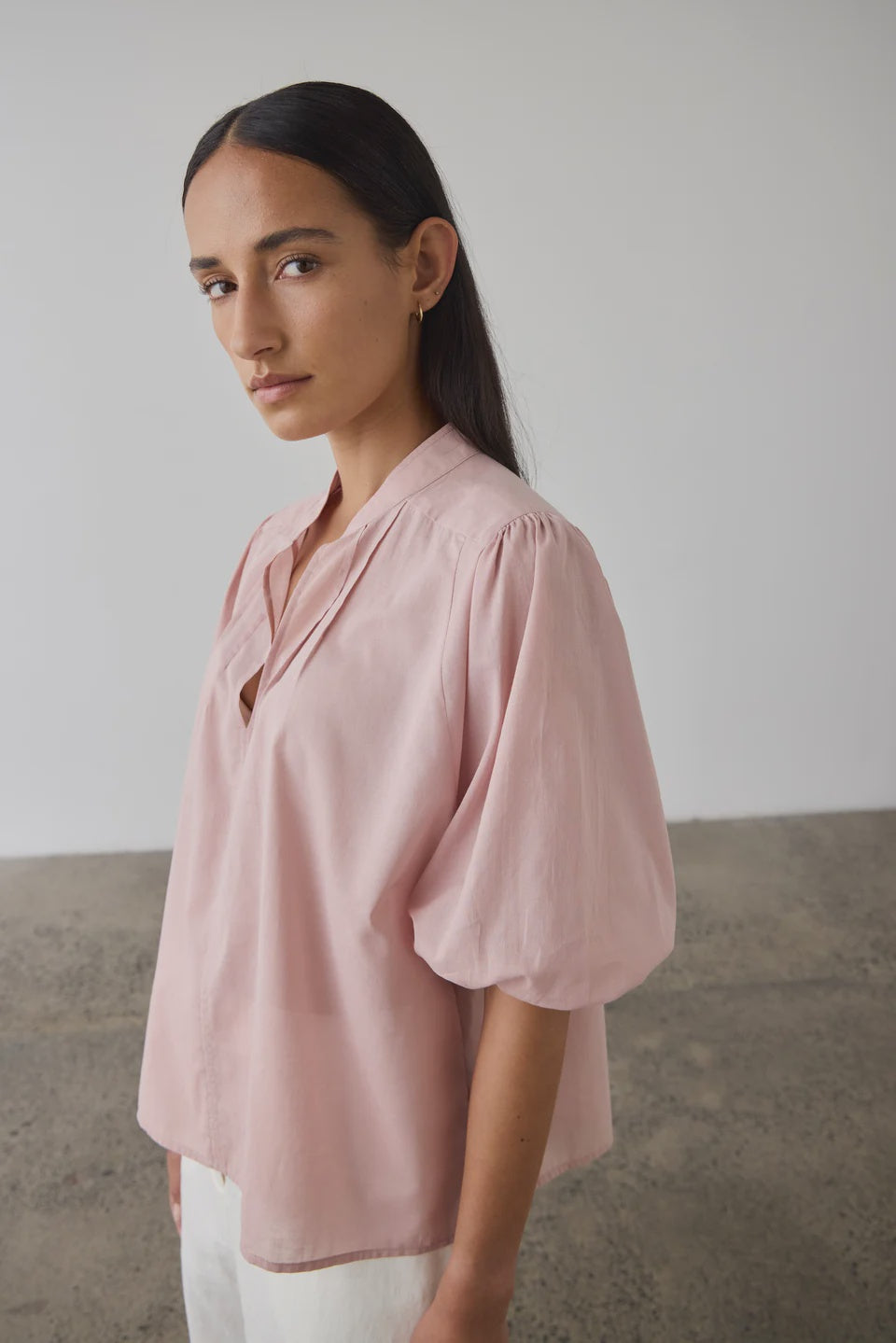 Laing Maddie Cotton Blouse - Antique Rose