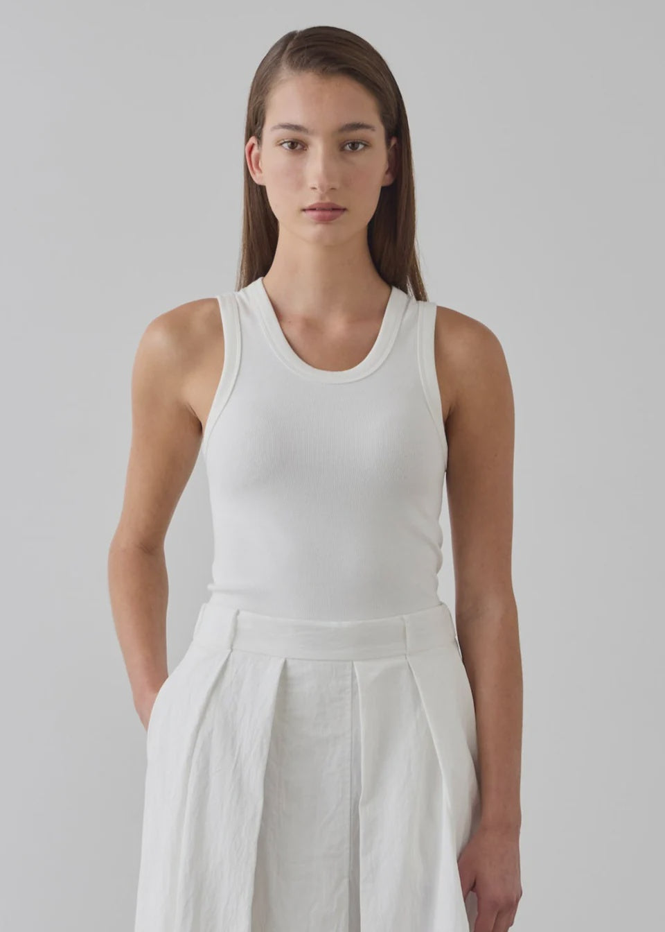 Laing Cotton Tank Ecru