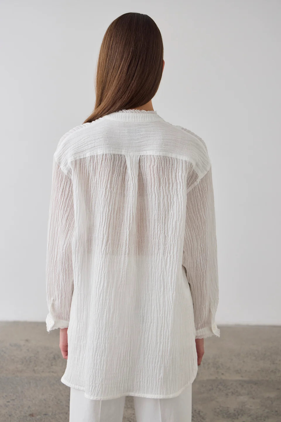 Laing Relaxed Linen Shirt - White