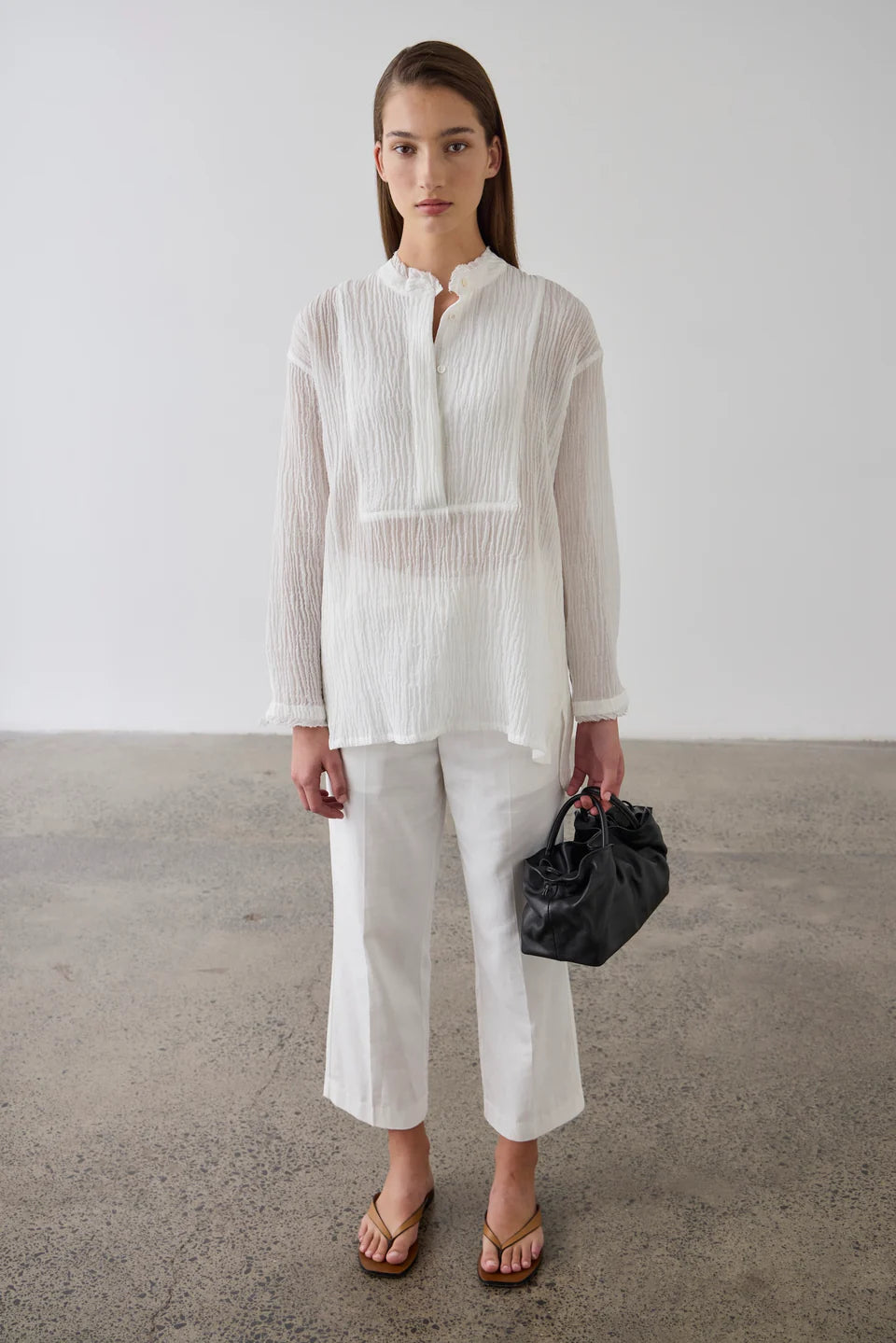 Laing Relaxed Linen Shirt - White