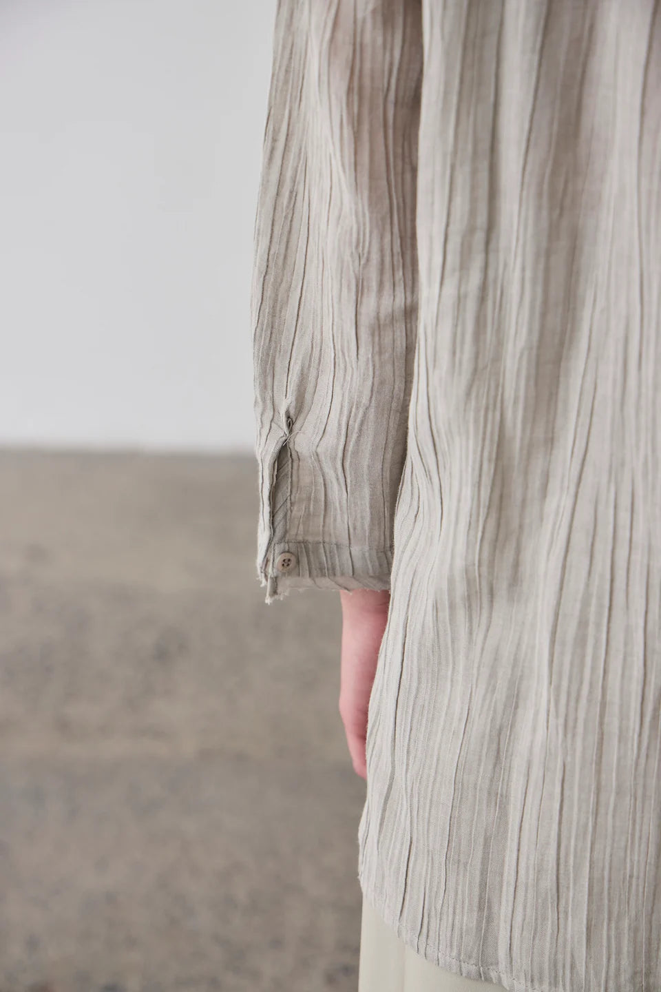Laing Relaxed Linen Shirt - Stone