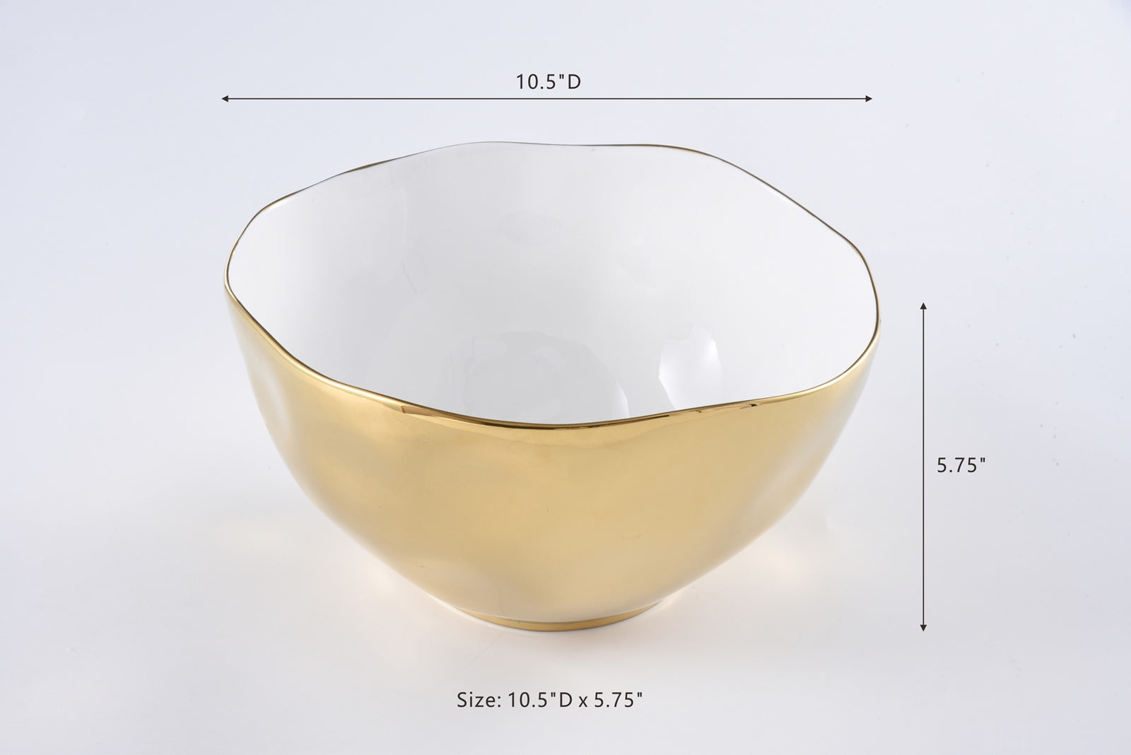 Pampa Bay Gold Extra Large Bowl