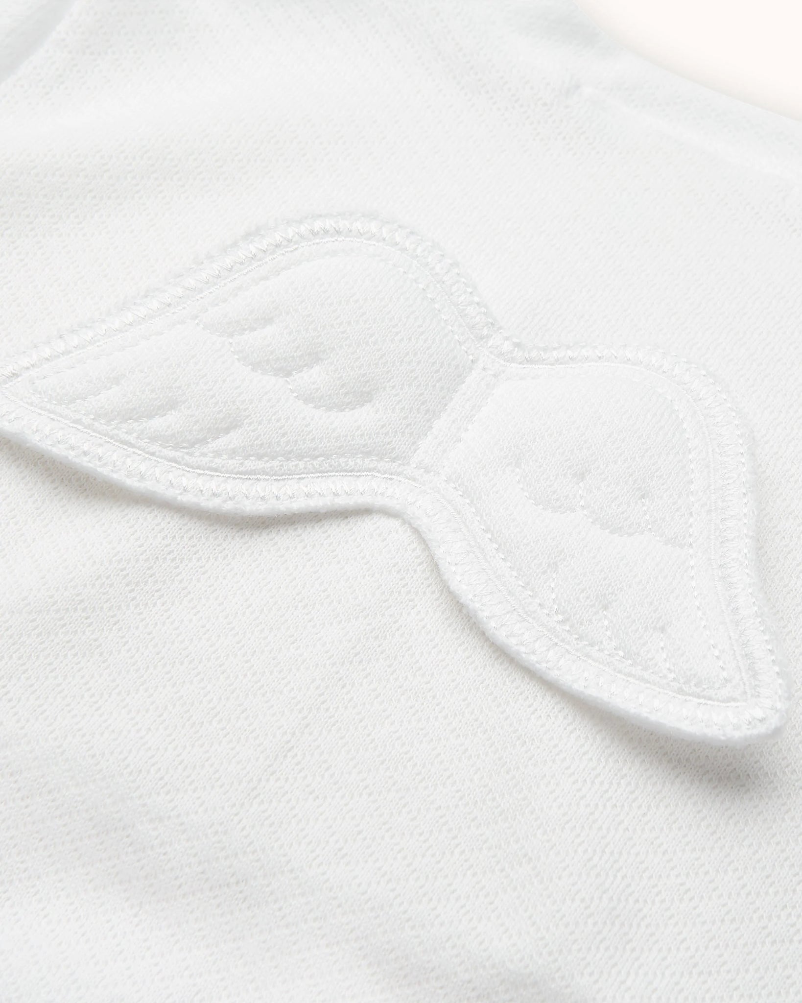 Marie Chantal Pointelle Angel Wing Sleepsuit White 6mths