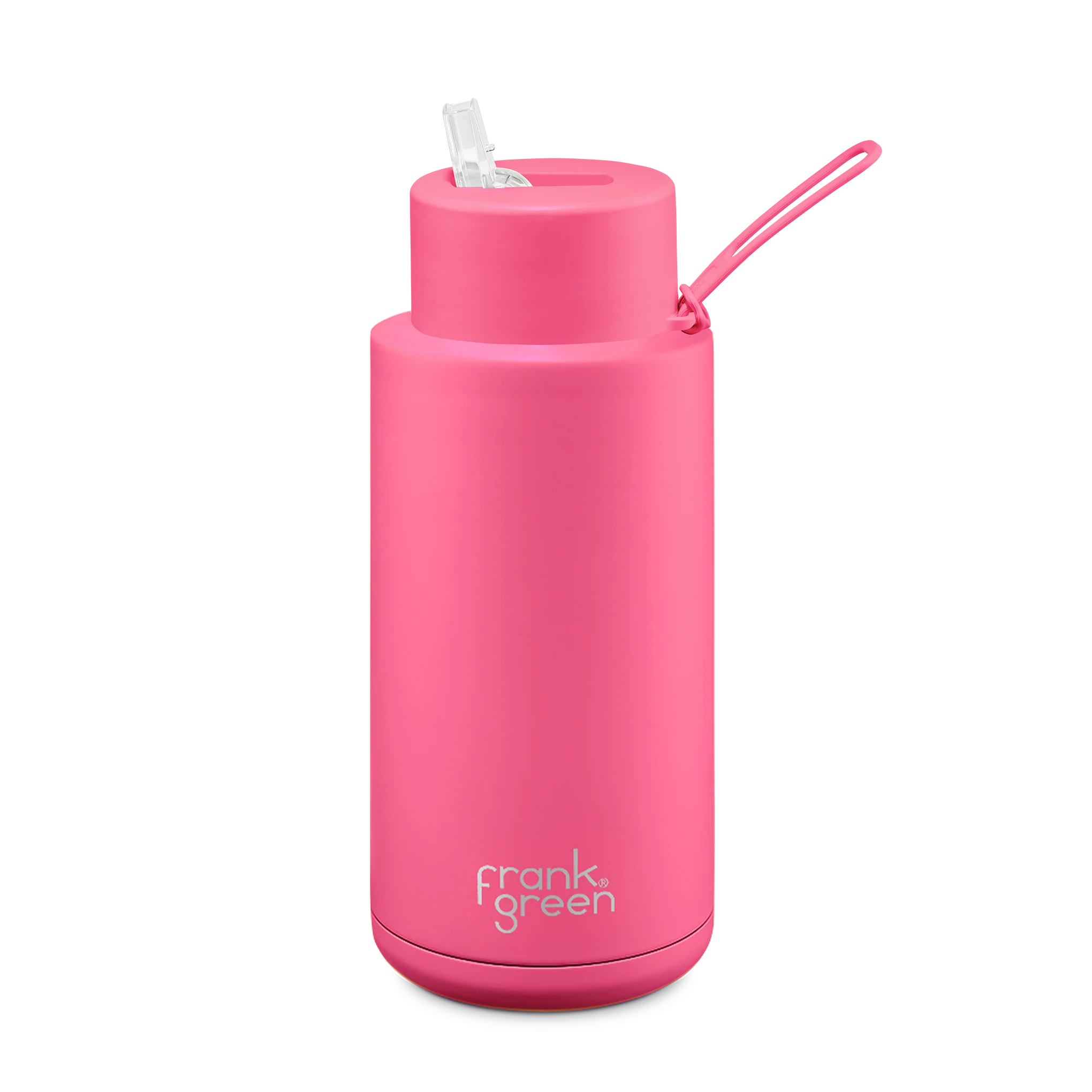 Frank Green Reusable Bottle 1L Neon Pink