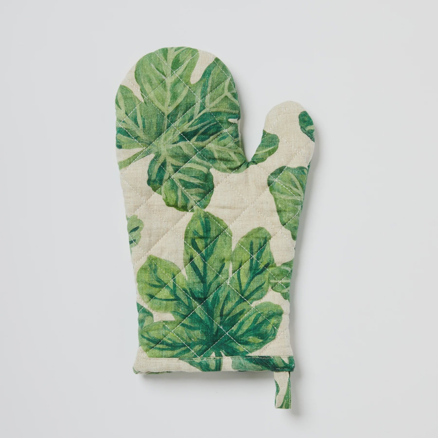 Bonnie and Neil Fig Green Oven Glove