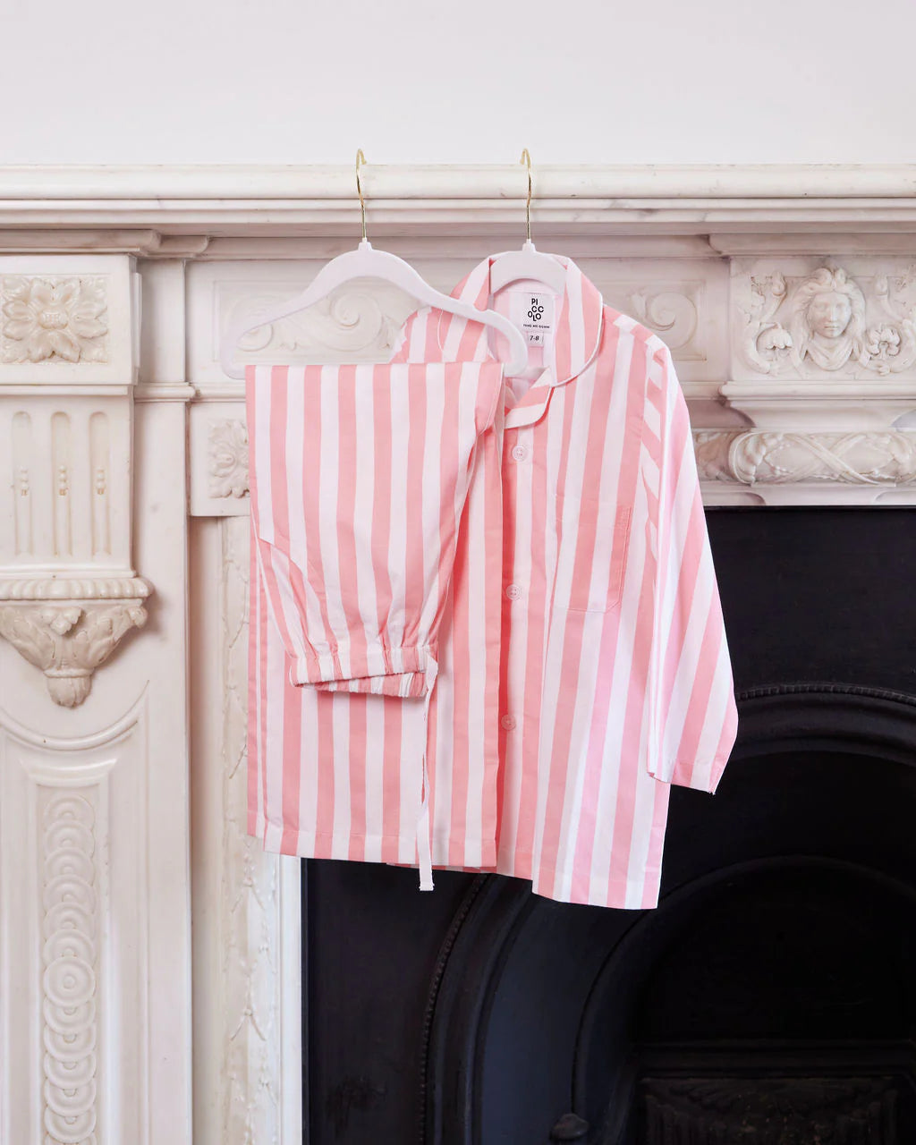 Piccolo Children's Striped PJ's Pink