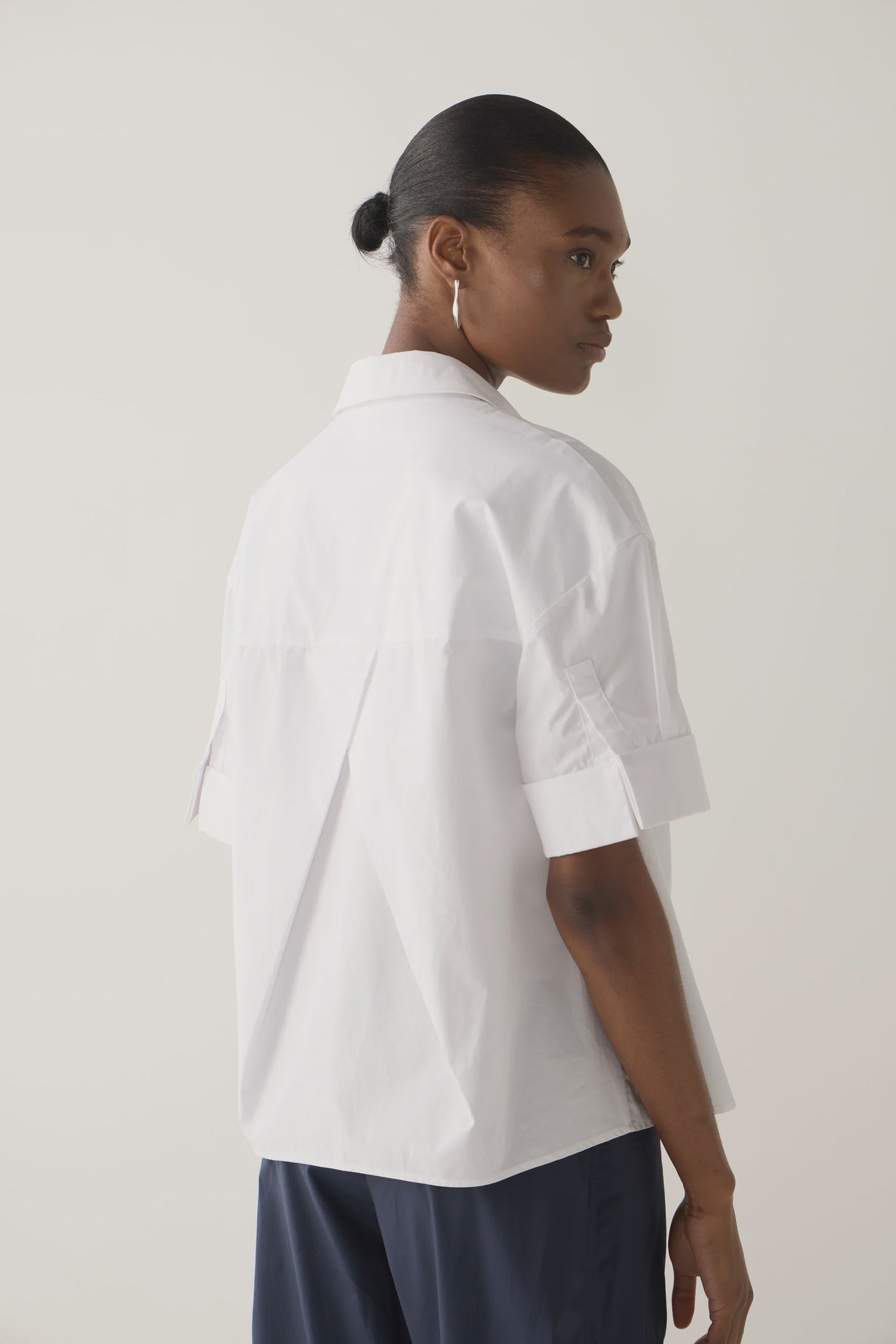 Fomina Pixie Shirt - White Poplin