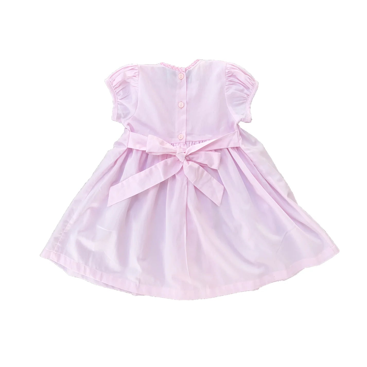 Pale Pink Smocked Dress Size 2