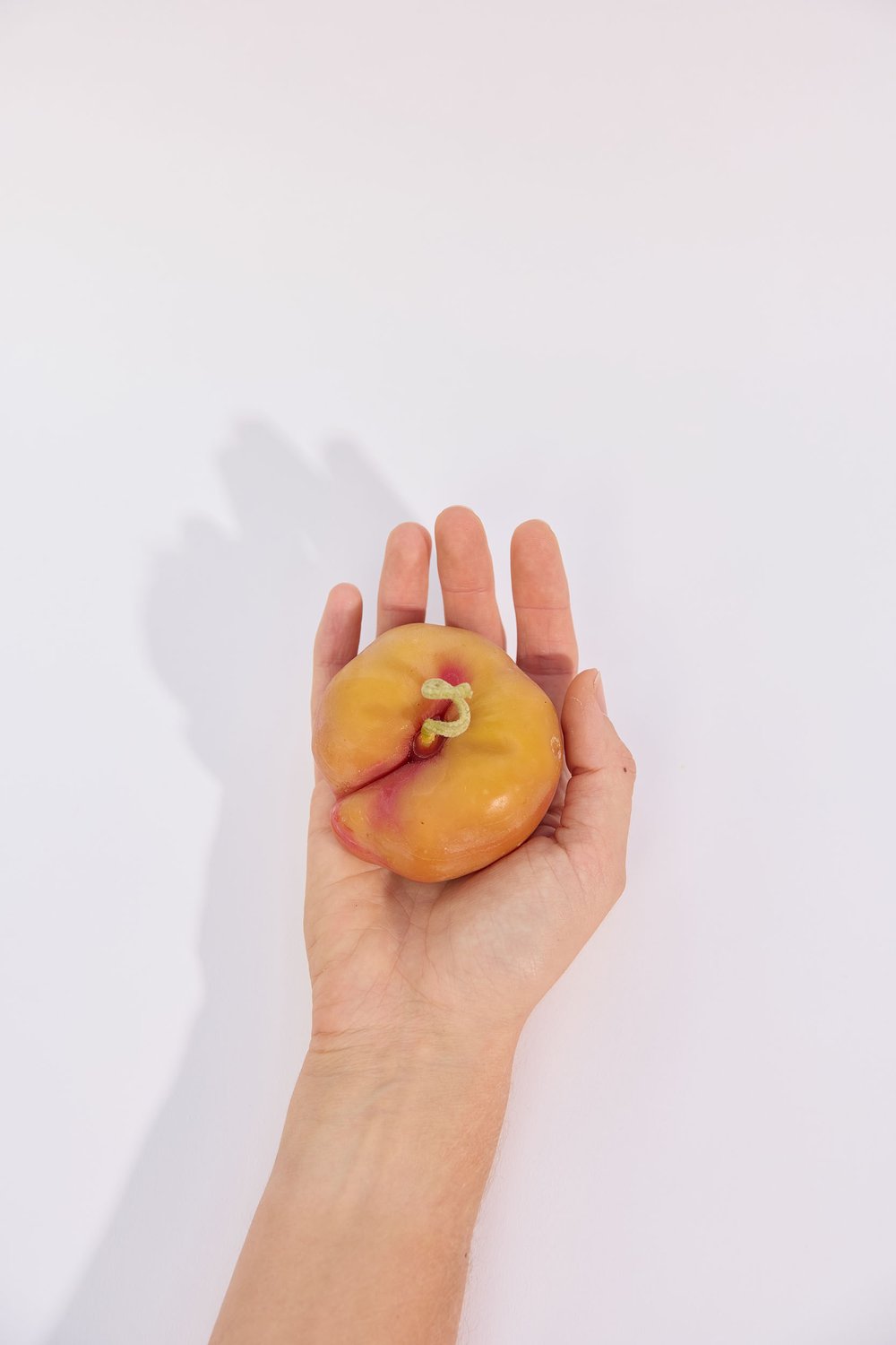 Beeswax Candle Flat Peach