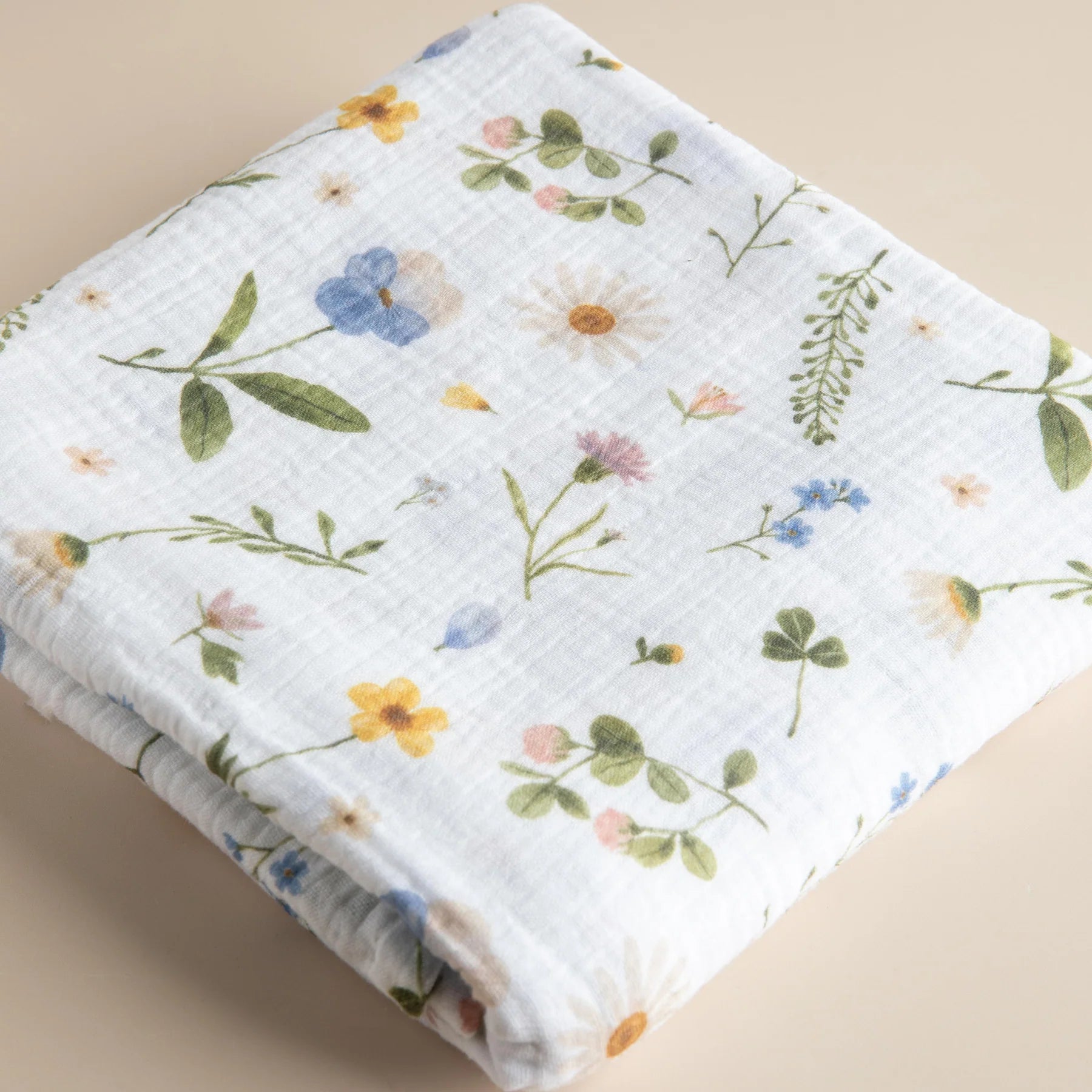 Snug as a Bub Wrap - Pressed Flowers