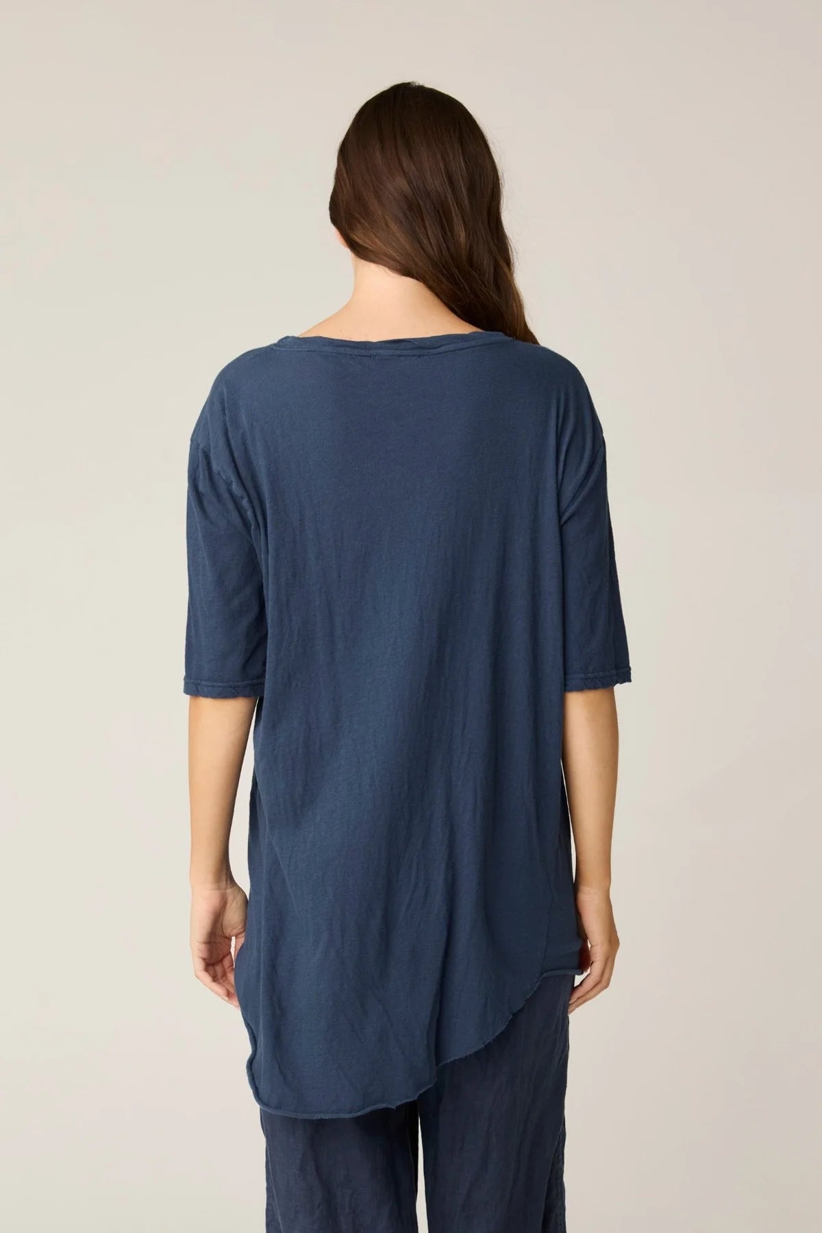 Primness Hap Short Sleeve Top Navy