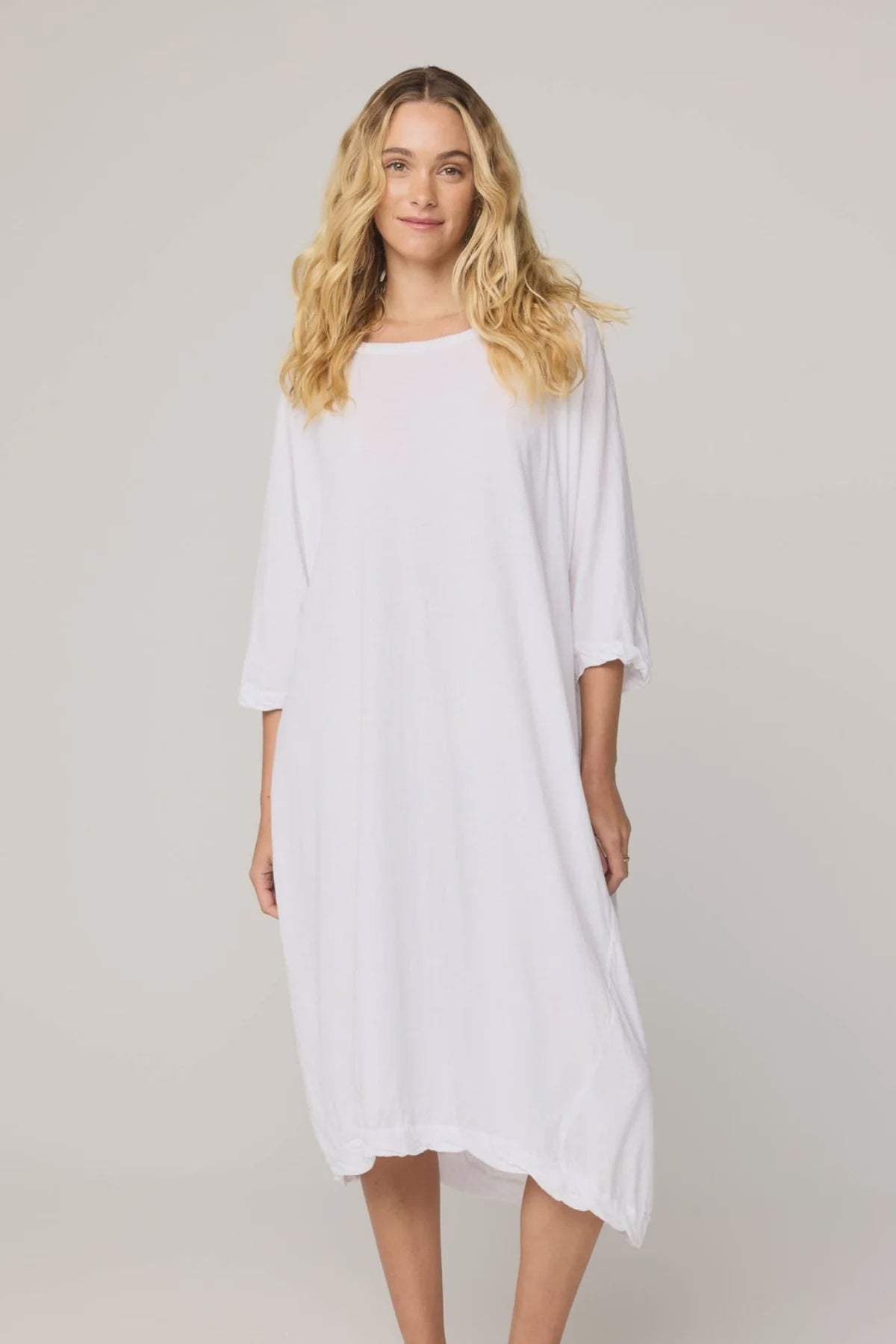 Primness Sandy Dress Blanc