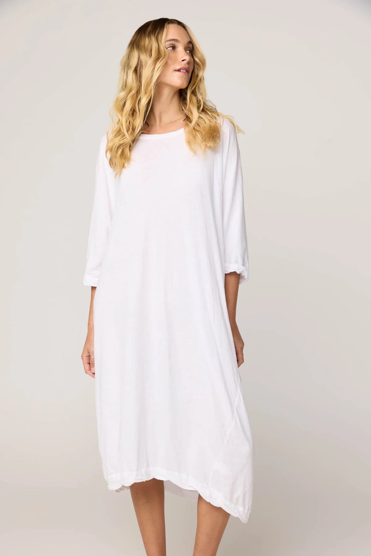Primness Sandy Dress Blanc