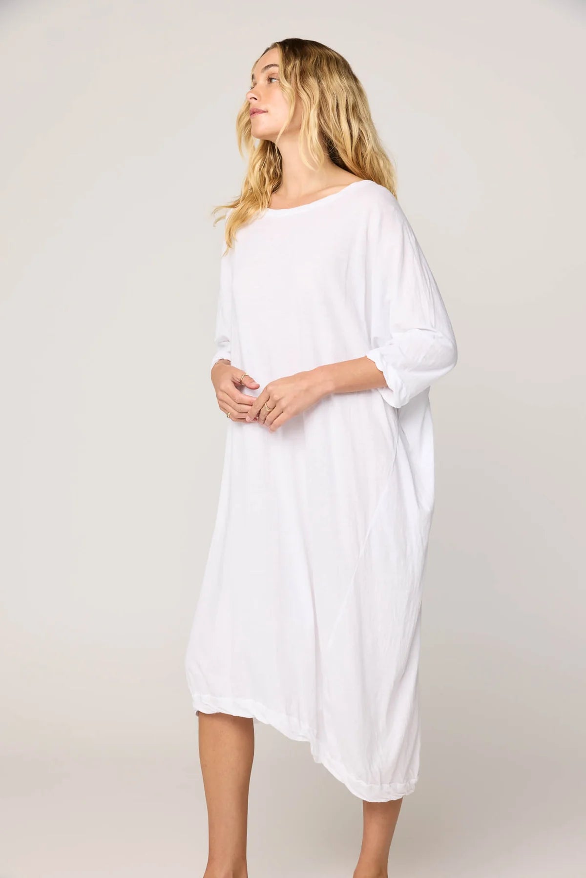 Primness Sandy Dress Blanc