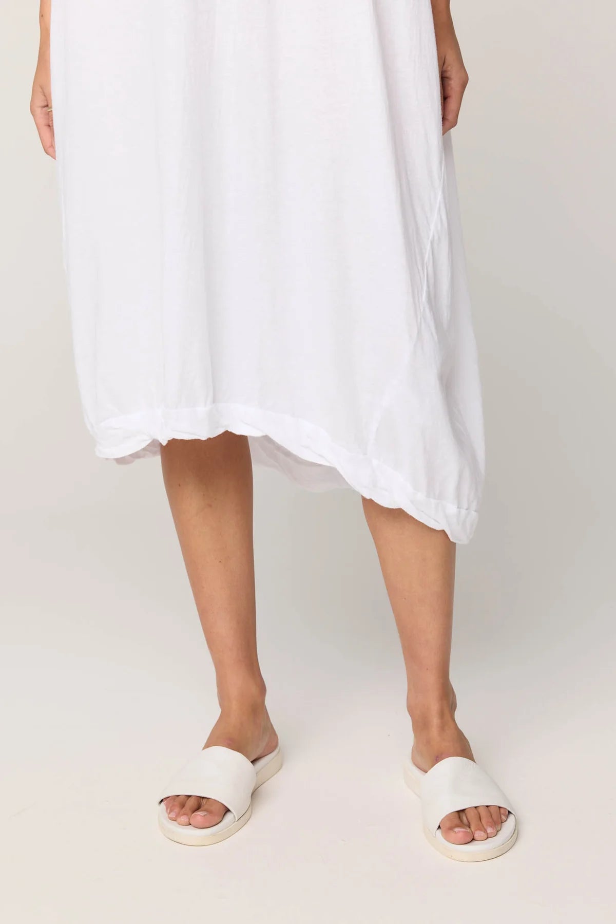 Primness Sandy Dress Blanc