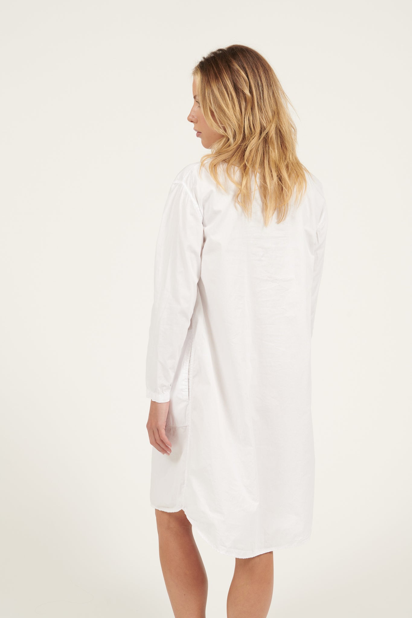 Primness Bindie Shirt Dress Blanc
