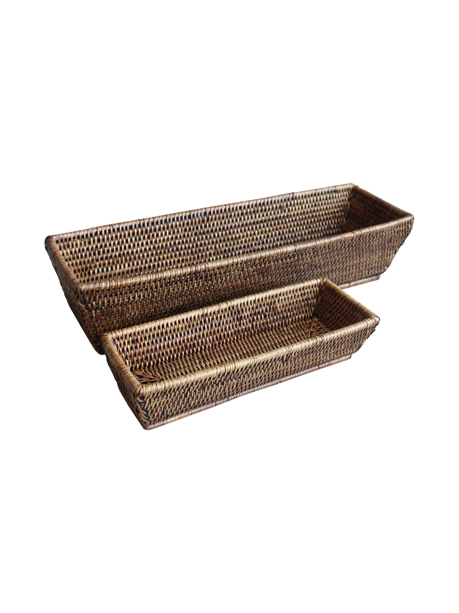 Rattan Rectangular Basket 46cm