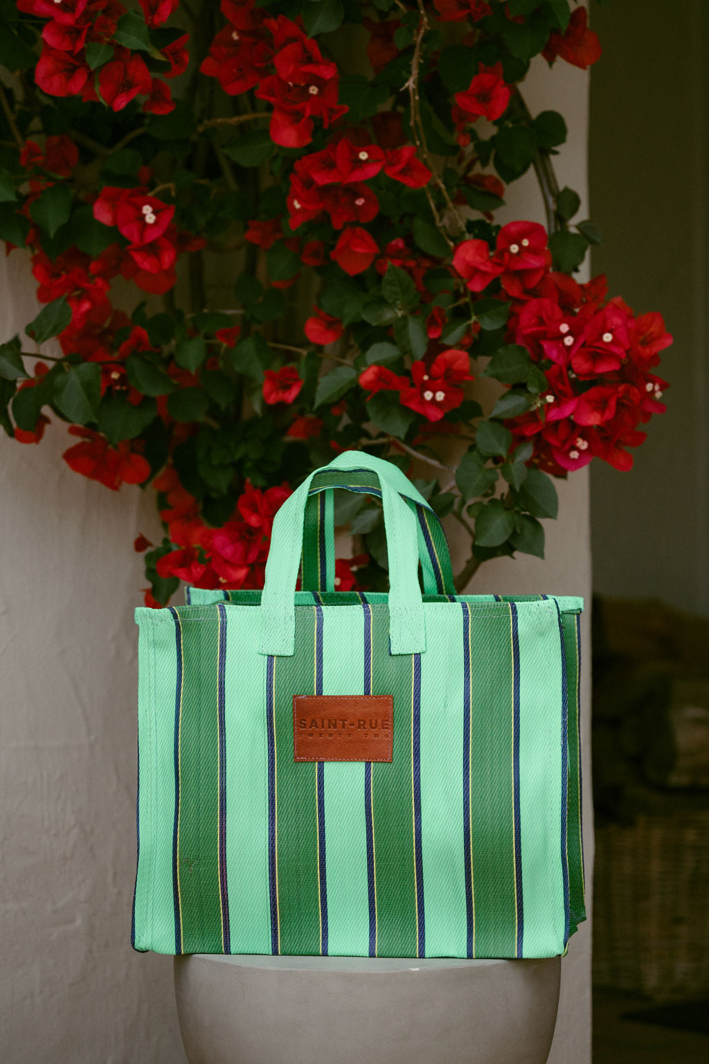 Saint Rue 22 Small Tote - Green on Green