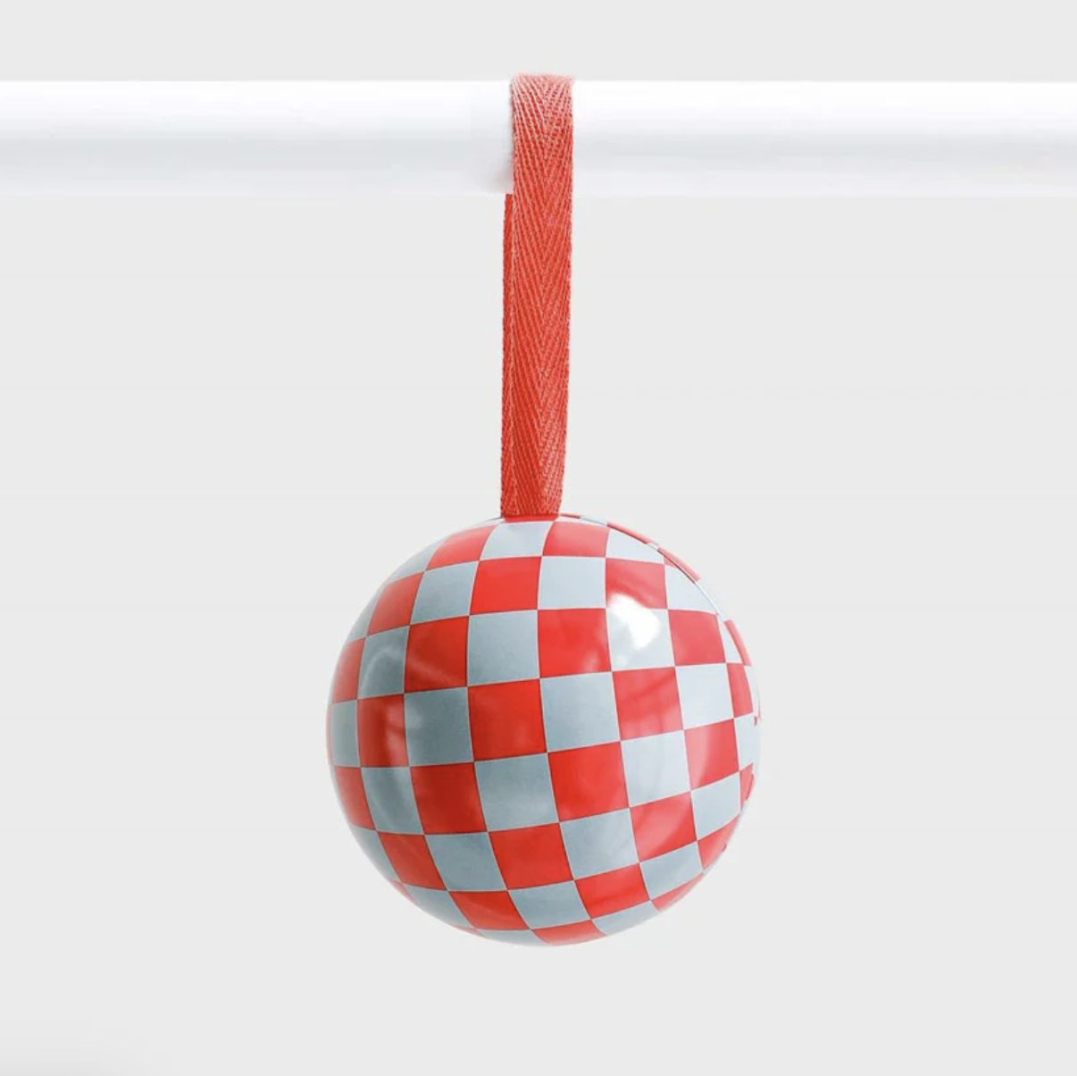 FR Bauble Red Checkers