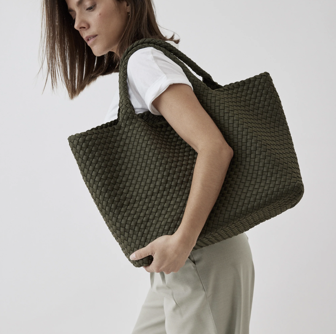 Andreina Siempre Tote Army Green