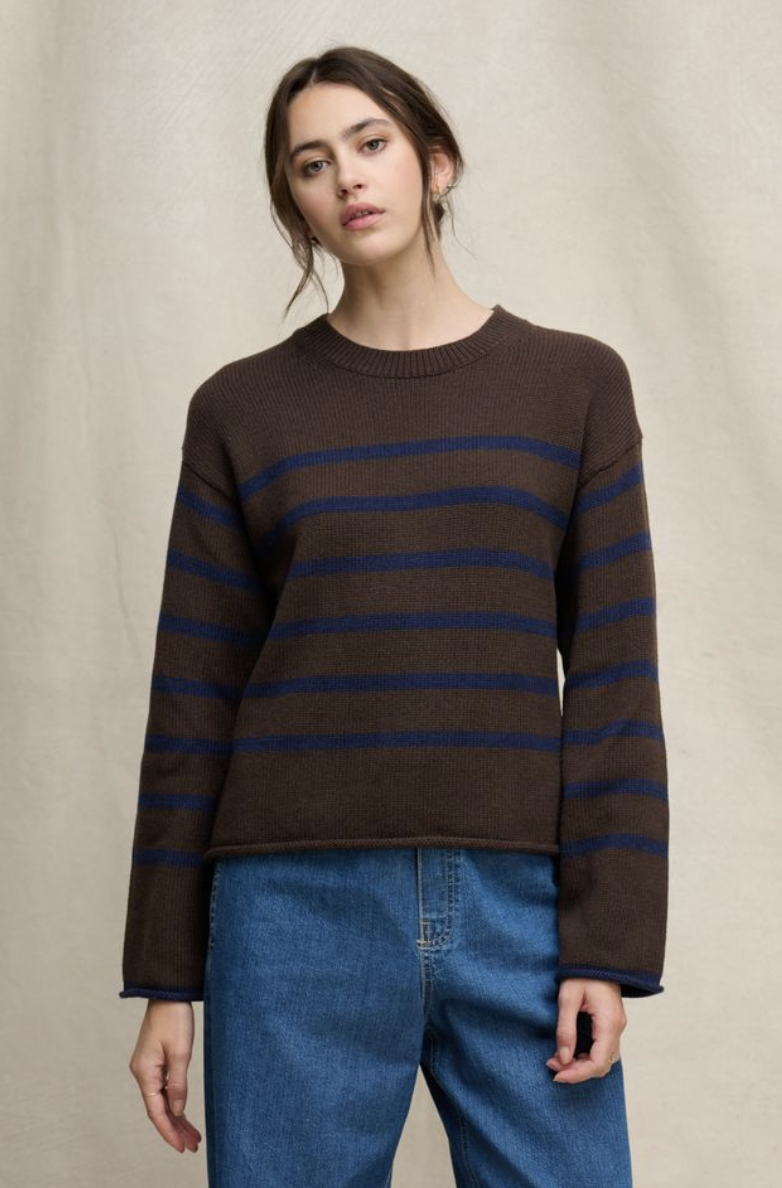 Lucia Jumper Espresso Marin by Velvet