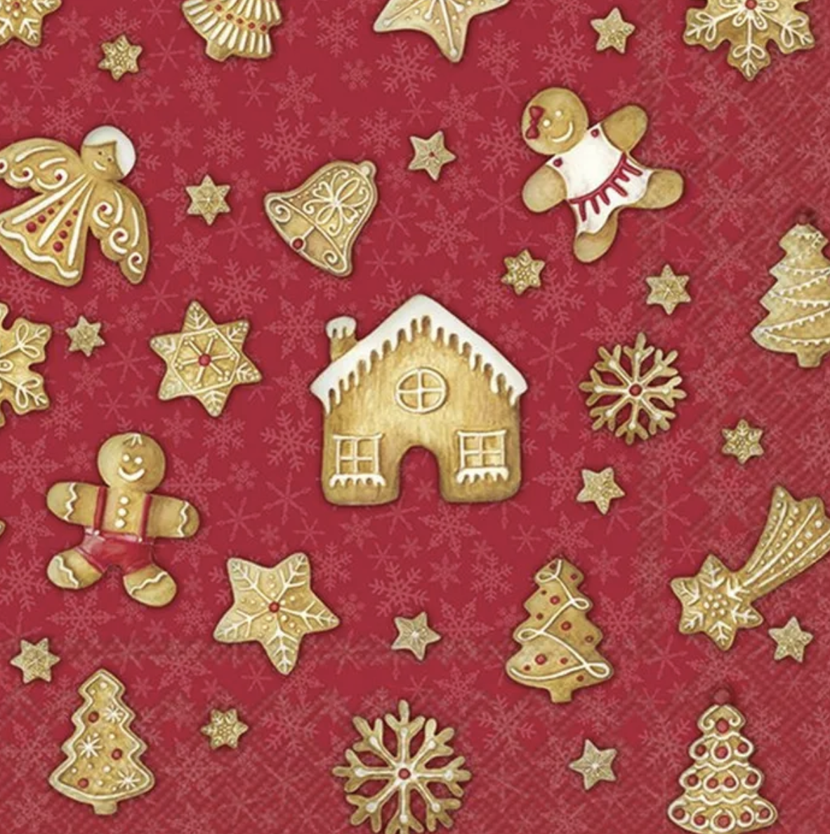 IHR Luncheon Santas Fav Cookies Red