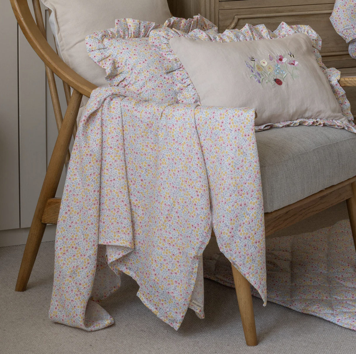 Avery Row Muslin Swaddle Wildflower