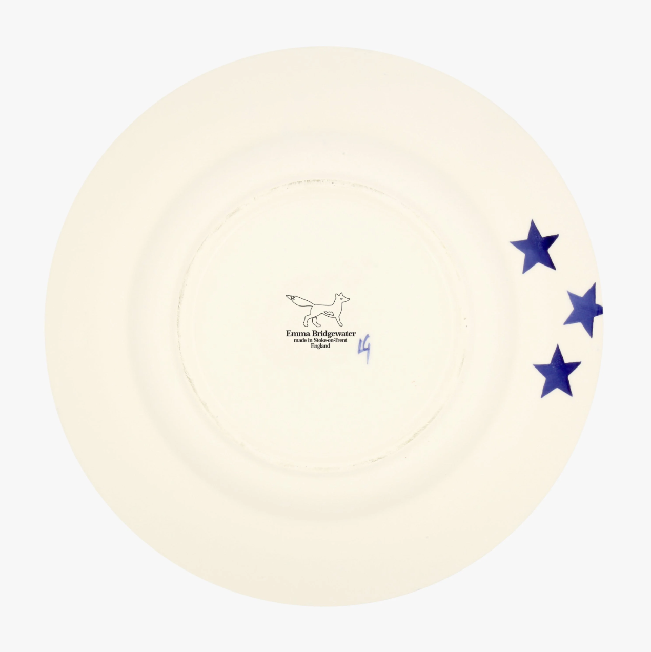 Emma Bridgewater Blue Star 10 1/2" plate