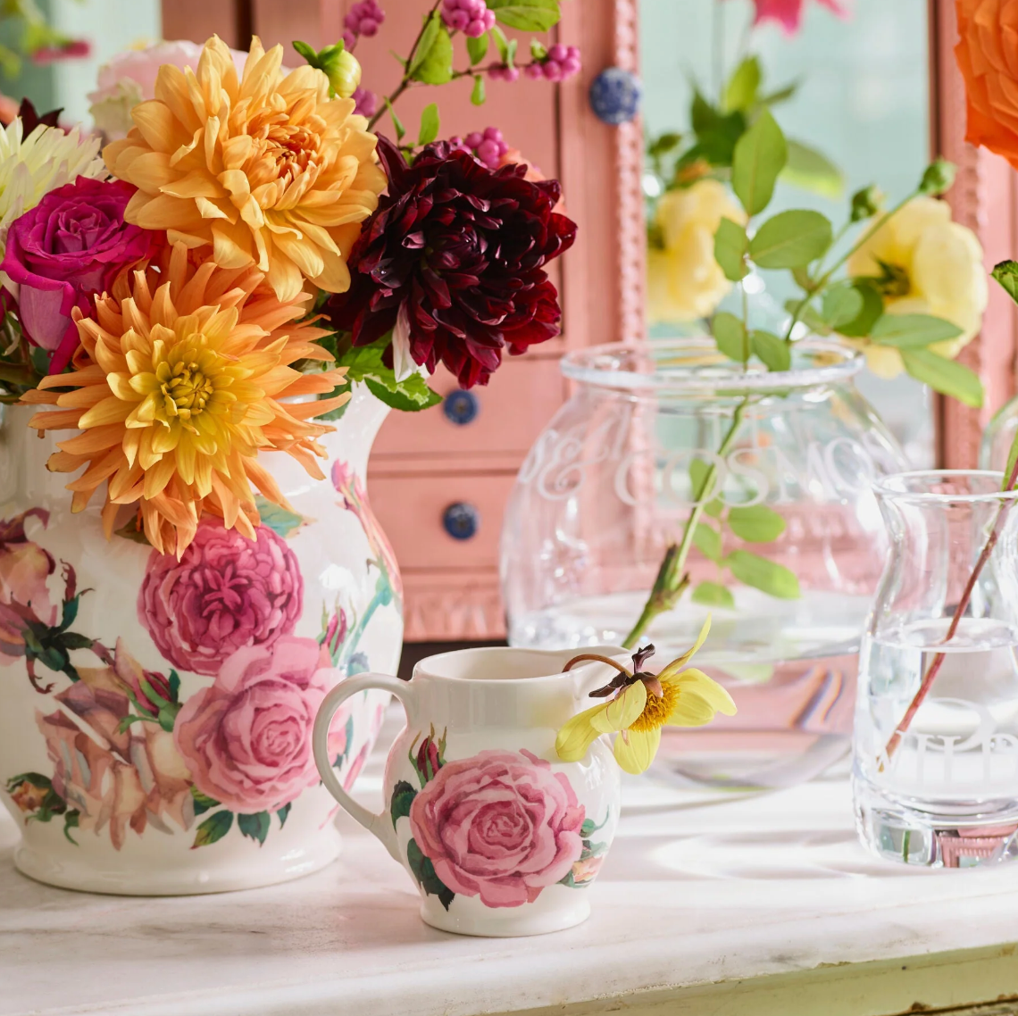 Emma Bridgewater Roses All My Life 1/2 Pint Jug