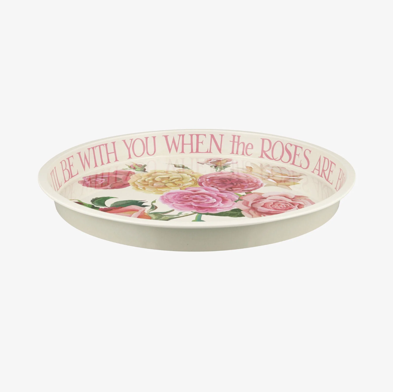 Emma Bridgewater Roses Round Tin Tray