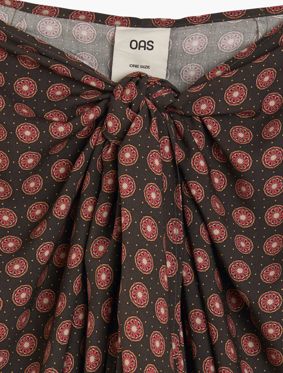 OAS Sarong Coffee Cyan